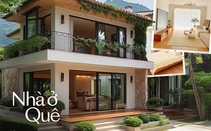 Thoát khỏi sự hối hả của thành phố, cuộc sống tràn ngập hạnh phúc trong ngôi nhà nhỏ ở quê