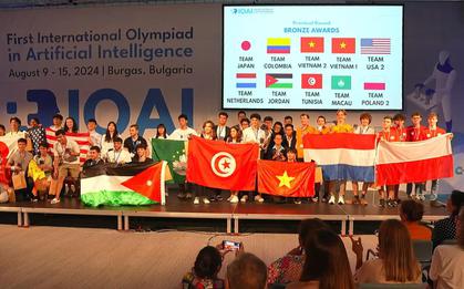 Việt Nam đạt thành tích xuất sắc tại Olympic trí tuệ nhân tạo quốc tế