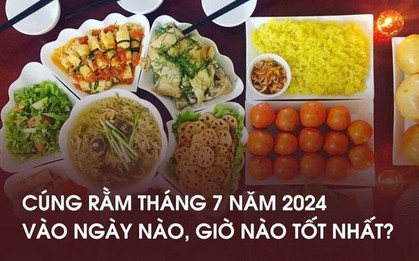 Cúng rằm tháng 7 năm 2024 vào ngày nào, giờ nào tốt nhất?