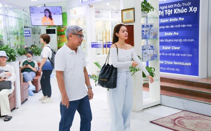 Phạm Quỳnh Anh làm điều đặc biệt cho bố
