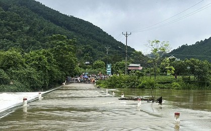 Nam thanh niên ở Thái Nguyên cố vượt ngầm tràn, bị lũ cuốn trôi