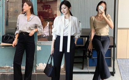 10 cách phối quần đen giúp chị em mặc đẹp tới công sở