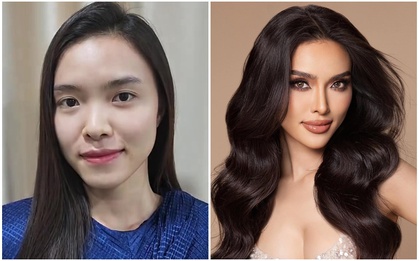 Lộ nhan sắc khi chưa thẩm mỹ của cô gái "bại trận" trước Lê Võ Quế Anh