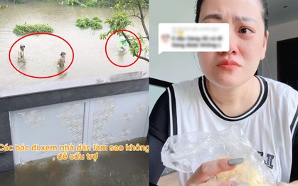 Cô gái vừa khóc vừa ăn "miếng xôi ngon nhất cuộc đời", cảm động khi bác tổ trưởng vượt lũ đi lo cho người dân
