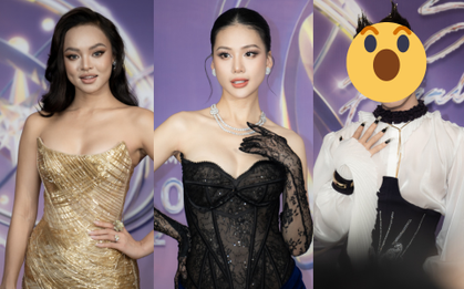 Thảm đỏ Bán kết Miss Universe Vietnam: Bùi Quỳnh Hoa - Mai Ngô đọ sắc "khét lẹt", nhưng spotlight đổ dồn cho dàn Anh trai!