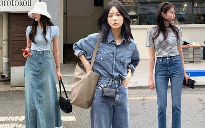 5 cách mặc trang phục denim giúp phong cách mùa thu trẻ trung, năng động hơn