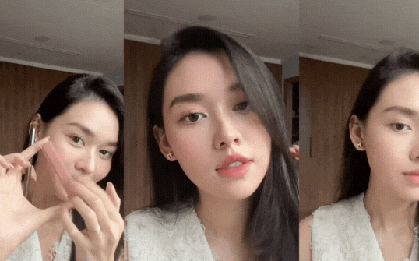 3 bước đánh son giúp Tường San vừa xinh vừa trẻ, mấu chốt ở hũ son bình dân hơn 100k