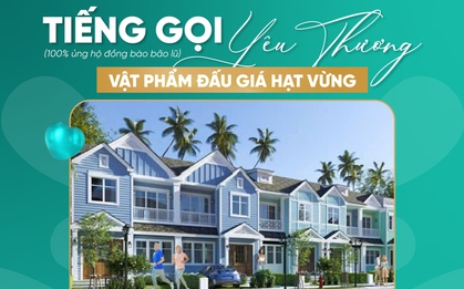 Một DN Việt trao tặng căn nhà hơn 5 tỷ đồng để đấu giá gây quỹ ủng hộ đồng bào bị thiệt hại do bão lũ