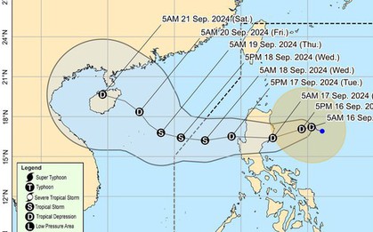 Thêm một áp thấp gần Philippines, có thể thành bão vào biển Đông