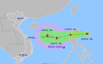 Hướng đi và thời điểm áp thấp nhiệt đới trở thành bão số 4 trên Biển Đông