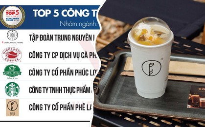 Phê La "đánh bại" The Coffee House lọt top 5 chuỗi cửa hàng F&B uy tín nhất Việt Nam