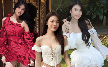 Cả tủ toàn váy áo điệu xinh của Á hậu Tường San: Lúc nào cũng như “nàng thơ”