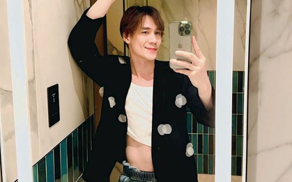 Khánh Phương mặc áo ngắn cũn cỡn khoe eo, visual lạ lẫm ở tuổi 43 gây bàn tán