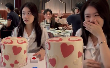 Hàng triệu người ao ước chiếc bánh kem chứa thứ "đặc biệt" của cô gái xinh đẹp, quà thế này vừa nhanh lại "ý nghĩa"