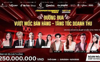 Shoppertainment Race Festive: Khởi động đường đua “Vượt mốc bán hàng - Tăng tốc doanh thu” mùa lễ hội 2024 - 2025