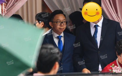 Anh chồng kín tiếng của Á hậu Phương Nhi xuất hiện trong đám hỏi, phong thái đúng chất “cậu cả” của tỷ phú giàu nhất Việt Nam