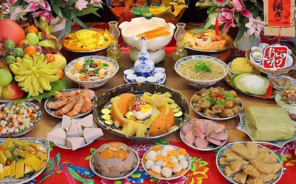 Choáng ngợp trước mâm cúng ông Công ông Táo "đẹp như tranh vẽ" của mẹ đảm Hà Nội