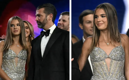 Hút hồn chẳng kém Barron Trump, "thiên kim nước Mỹ" khoe nhan sắc kiều diễm tuổi 17 trong bộ cánh cắt xẻ hoàn hảo