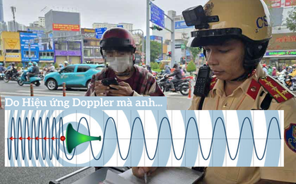 Bạn có thể dùng hiệu ứng Doppler để chứng minh với CSGT mình không vượt đèn đỏ hay không?