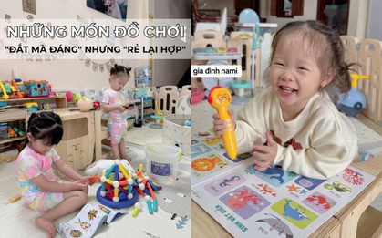 Thay vì cho con "dán mắt" vào điện thoại, mẹ bỉm 9x đầu tư 20 triệu làm quây đồ chơi trí tuệ dành cho bé: Dạy con khéo quá khiến ai cũng khen