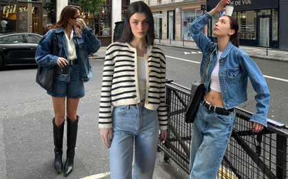 Nói thật: Tủ đồ mùa thu thiếu denim là lỗi lớn, dễ bị chê không sành điệu!