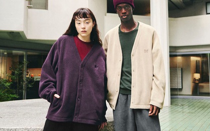 Hoạ tiết hình bướm quen thuộc xuất hiện trên dòng trang phục Fleece của UNIQLO