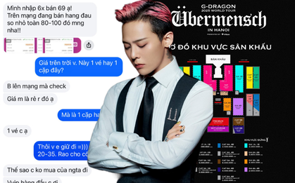 Vé VVIP bị đôn lên 100 triệu, "chợ đen" concert G-DRAGON tại Hà Nội quá ảo giá!