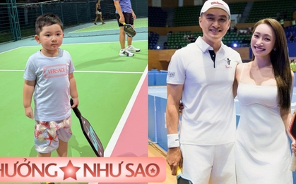 Quý tử nhà sao Việt sành điệu trên sân pickleball, sở hữu cả tủ hàng hiệu gây choáng