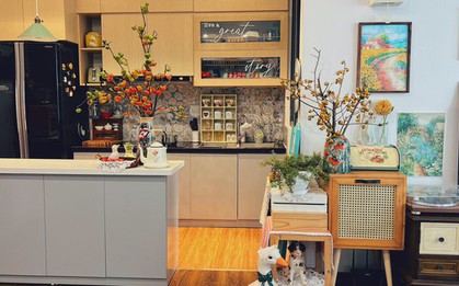 Căn bếp 6m² trong chung cư 70m² của mẹ 8X ở Hà Nội: Nhỏ thôi nhưng khiến ai cũng muốn dọn nhà và nấu ăn ngay lập tức