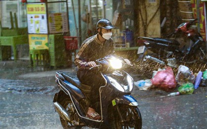 Miền Bắc mưa to trở lại từ khoảng đêm mai
