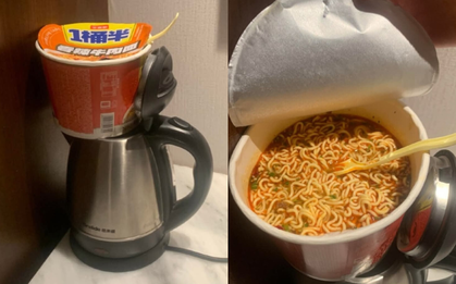 Bần cùng sinh sáng tạo, du khách phải dùng tới "chiêu cuối" để tránh sử dụng ấm siêu tốc của khách sạn!