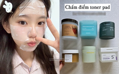 Chấm điểm 6 loại toner pad hot nhất mạng xã hội, loại nào thực sự đáng tiền?