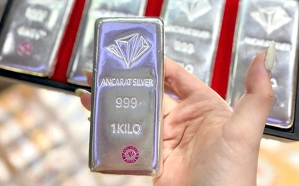 Giá bạc trong nước lập kỷ lục mới