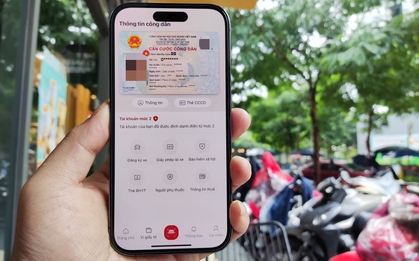 Một ngân hàng phát thông báo liên quan đến dữ liệu của khách hàng trên ứng dụng VNeID