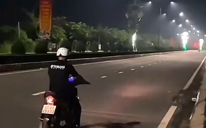 Bị tịch thu phương tiện vì chạy một bánh để vợ quay video đăng TikTok