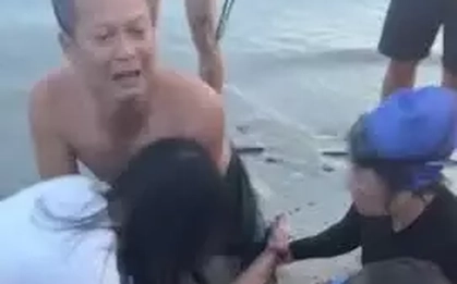 Nghe tiếng kêu cứu, cựu thiếu tá quân y kịp thời cứu du khách bị sóng cuốn ở Côn Đảo