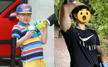 Không thể nhận ra cậu bé mắt hí của Bố Ơi Mình Đi Đâu Thế được nữa!