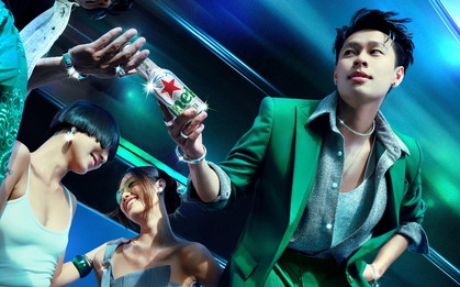 “Khác biệt” với tiệc “chất riêng”: HURRYKNG “unlock” phong cách thời thượng cùng Heineken Silver phiên bản chai nhôm