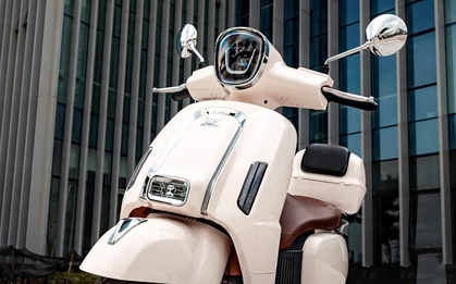 'Tân binh' xe ga 125cc giá 27 triệu đồng ra mắt: ngoại hình như Vespa, trang bị áp đảo Honda Vision