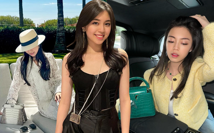 Bộ sưu tập túi hiệu và lối sống xa xỉ thầm lặng của vợ thiếu gia Phan Hoàng