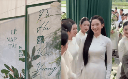 Đỗ Hà lấy con trai chủ tịch Sơn Hải: Lễ nạp tài là gì? Lễ này khác gì đám hỏi?