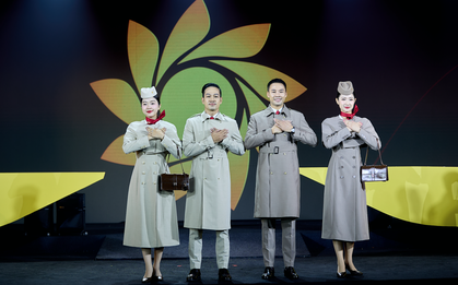 Đồng phục của Sun PhuQuoc Airways gây chú ý ngay khi vừa ra mắt