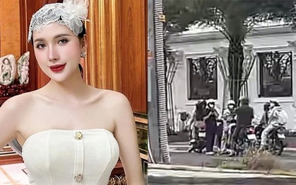 Đông đảo người dân tập trung trước lâu đài của Ngân Collagen: Xảy ra chuyện gì?