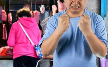Thấy vợ được chủ cửa hàng bán thịt giảm giá, chồng nổi cơn ghen mù quáng