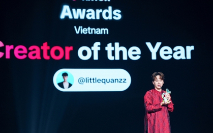 TikTok Awards Việt Nam 2025 vinh danh @littlequanzz – Nhà sáng tạo nội dung của năm (Creator of the Year)