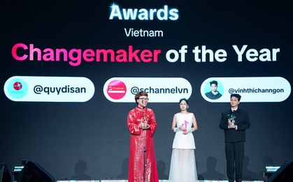 TikTok Awards Việt Nam 2025 vinh danh ba gương mặt Changemaker of the Year