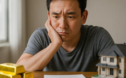 Vàng liên tục tăng giá, người đàn ông sốt ruột vì vay 10 cây vàng để đầu tư bất động sản: 'Đất thì chưa bán được mà vàng đã tăng hơn gấp đôi'