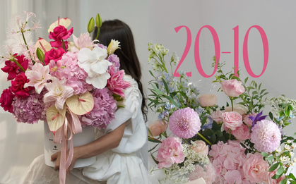 14 tiệm hoa tươi đẹp tan chảy trái tim, mua tặng 20/10 là quá chuẩn