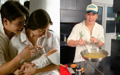 Huy Trần "đổi gió" làm 3 món Âu lạ miệng cho "vợ bỉm", dân tình khen ngợi vì chi tiết này