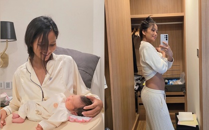 Hoa hậu H'Nen Niê giảm liền 9kg, khoe bụng phẳng lỳ sau 10 ngày sinh nở
